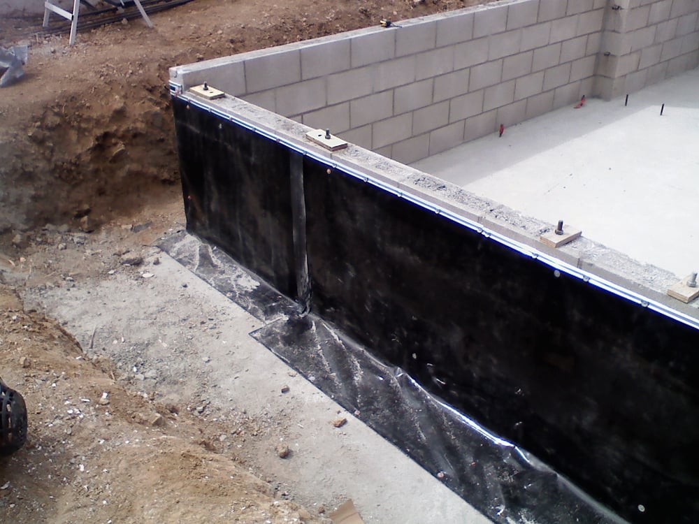 Core Pour/Fill - Donerite Basement and Foundation Waterproofing.